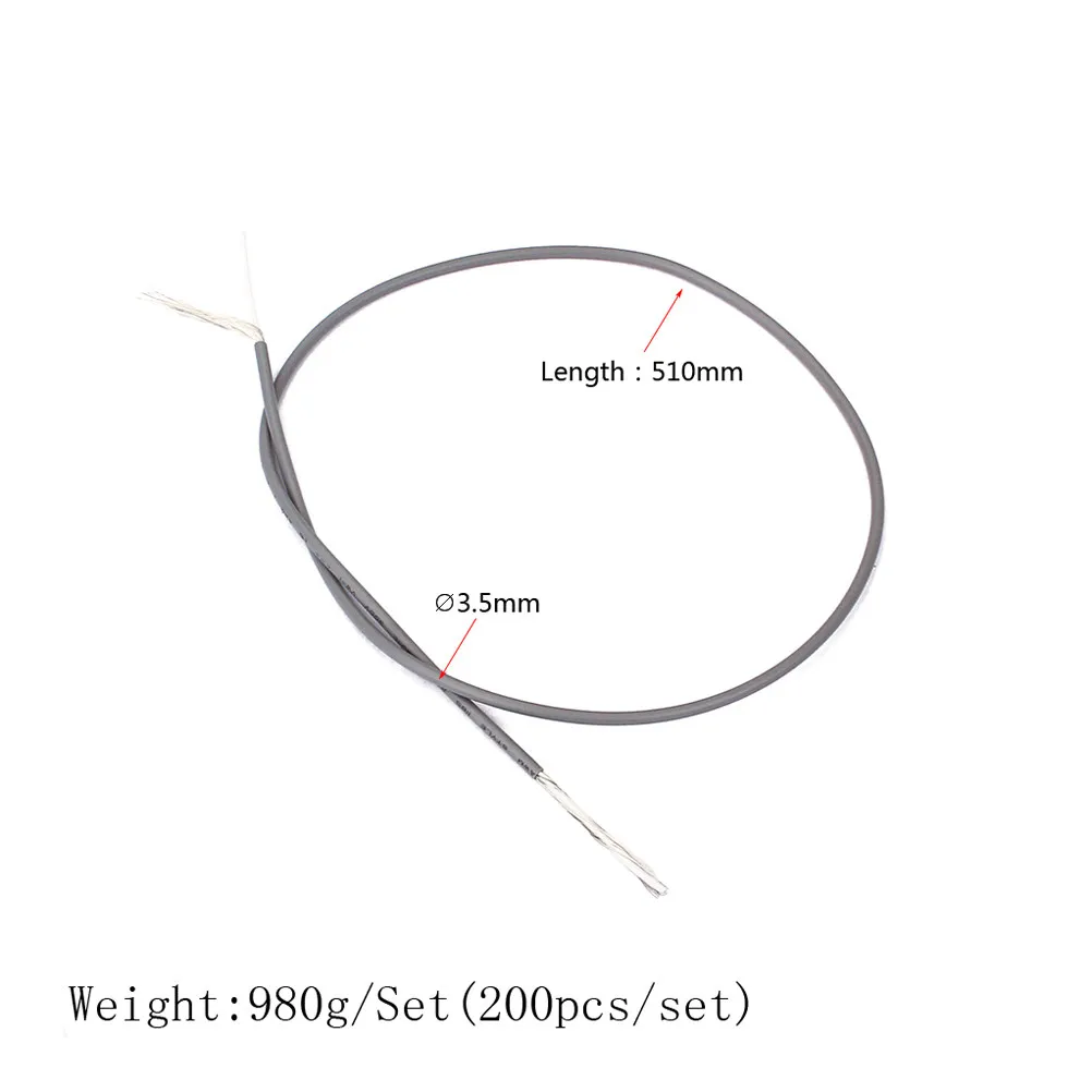 20Pcs Shielded Guitar Circuit Wire Gray PVC Insulated Reduce Noise Durable Tinned Copper Wire for Guitar Wiring