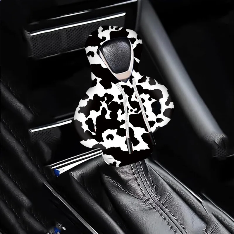 1 قطعة والعتاد التحول هوديي سيارة التحول المقبض غطاء مقنعين البلوز شيفتر المقبض هوديي لطيف اكسسوارات السيارات السيارات الديكور الداخلي