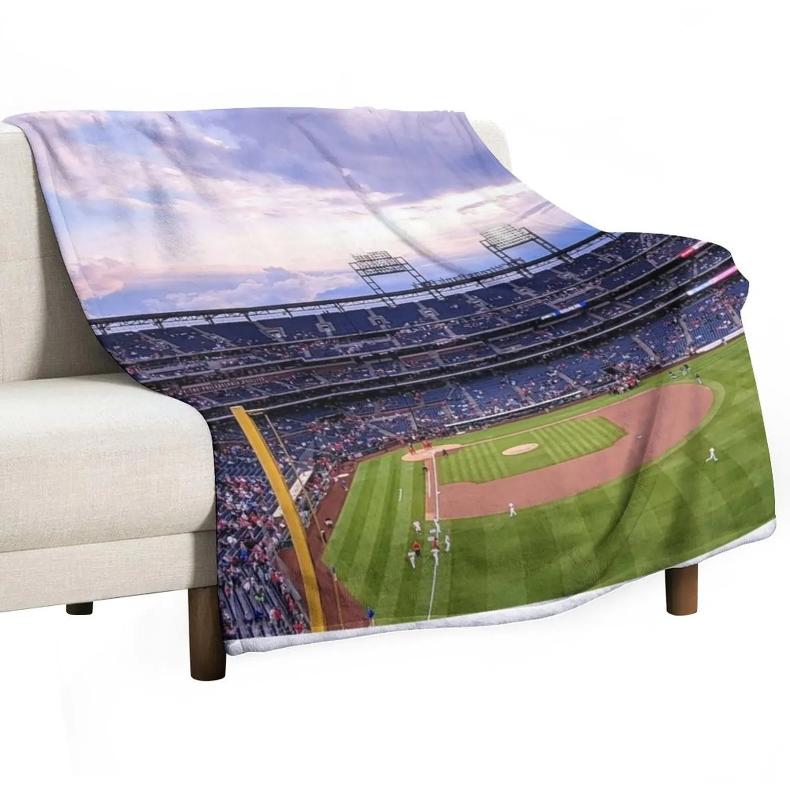 Citizens Bank Park Sky Throw Blanket Stuffeds Furrys Warm Blankets