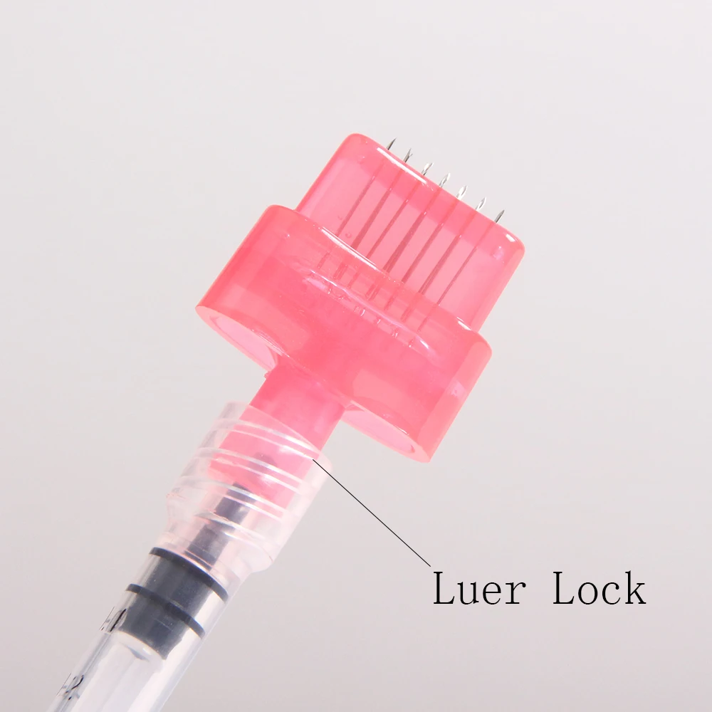 1/5/10 Luer Lock Sterile 12Pin Lip Microneedling 30G Lip Painless Needle Applicator Tattoo Needle Designed for the Lip Booster