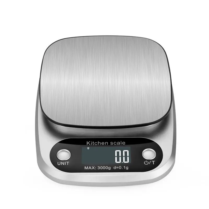 Electronic Kitchen Scale 3 Digital Weighing (kg) Multifunction LCD Kitchen Household Scale Measuring Tool