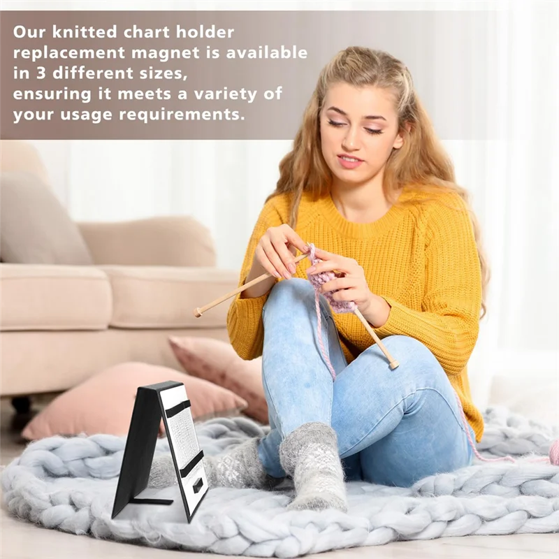 8 pçs tricô gráfico keeper ímã conjunto de substituição linha de ponto cruz keeper tricô padrão titular, apenas ímã a62x