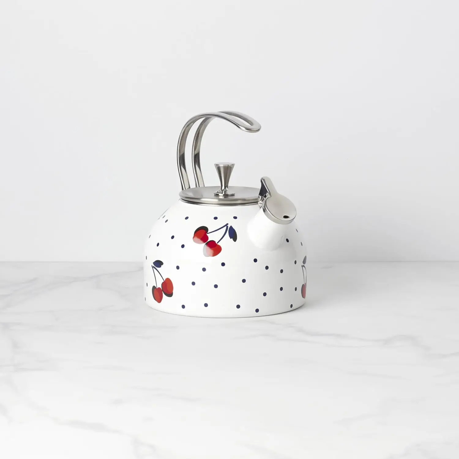 ケイト・スペード ヴィンテージ チェリードット ティーケトル、3.70ポンド、マルチカラー