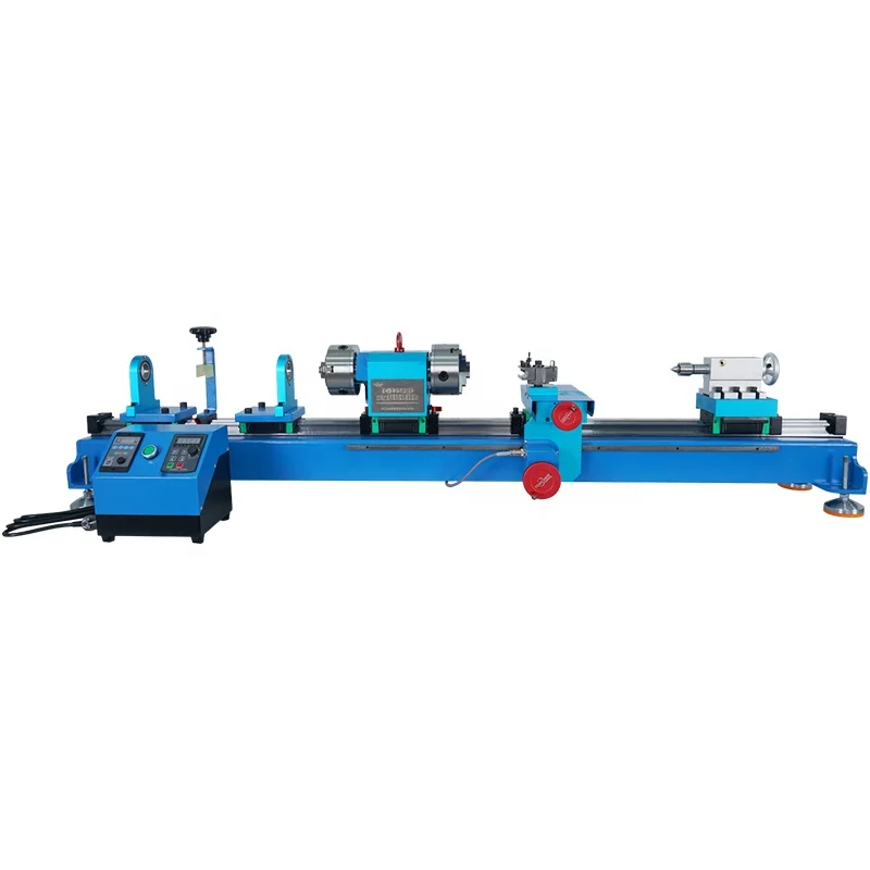 125Pro Double Chuck High Precision Brushless Motor Titanium Horizontal Cue Tip Repairer Pool Cue Lathe Machine