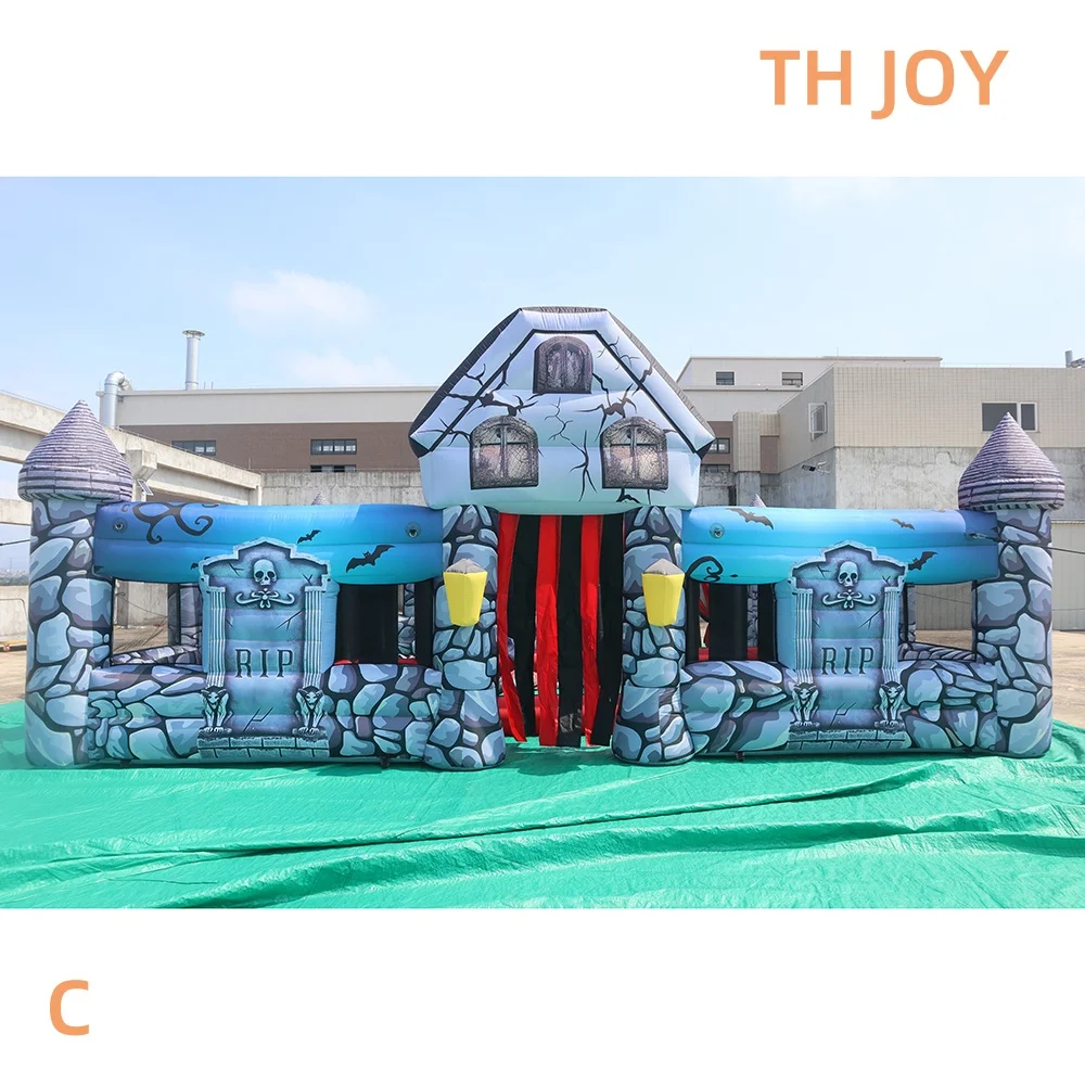 

Быстрая воздушная доставка до двери, надувной лабиринт на Хэллоуин с забавным временем, надувной лабиринт для побега террора, лабиринт-зомби-лабиринт