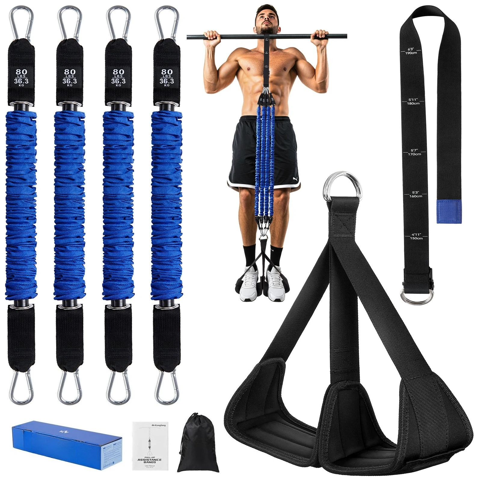Home Gym Outfit - Heavy Duty Pull Up Assist Bands