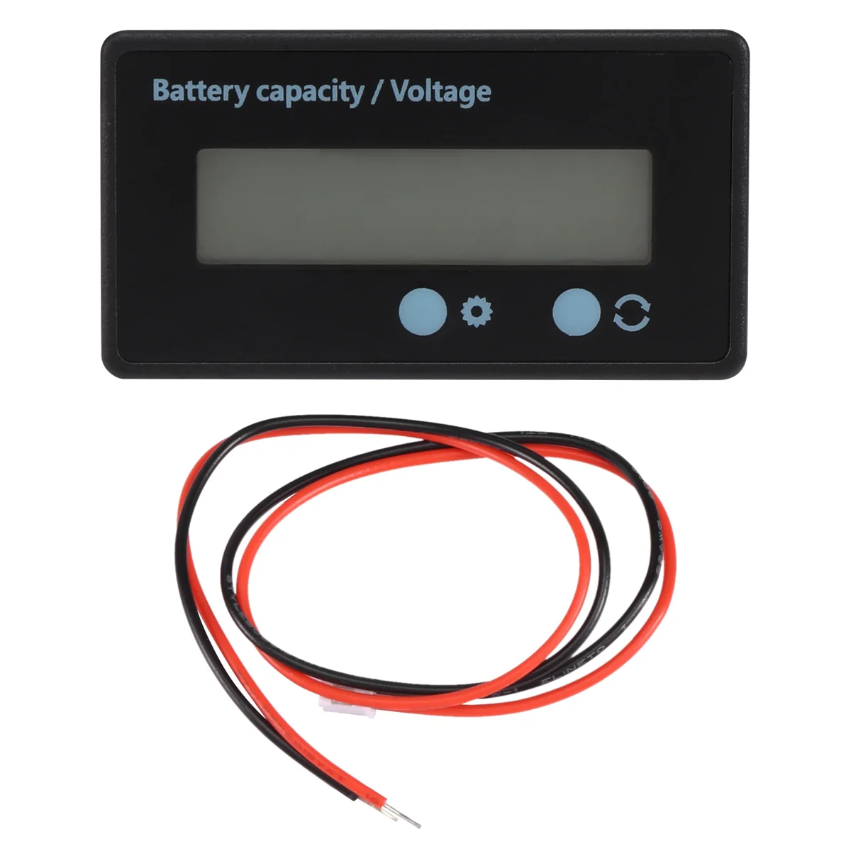 Lcd Battery Capacity Monitor Gauge Meter,Waterproof 12V/24V/36V/48V Lead Acid Battery Status Indicator,Lithium Battery Capacity