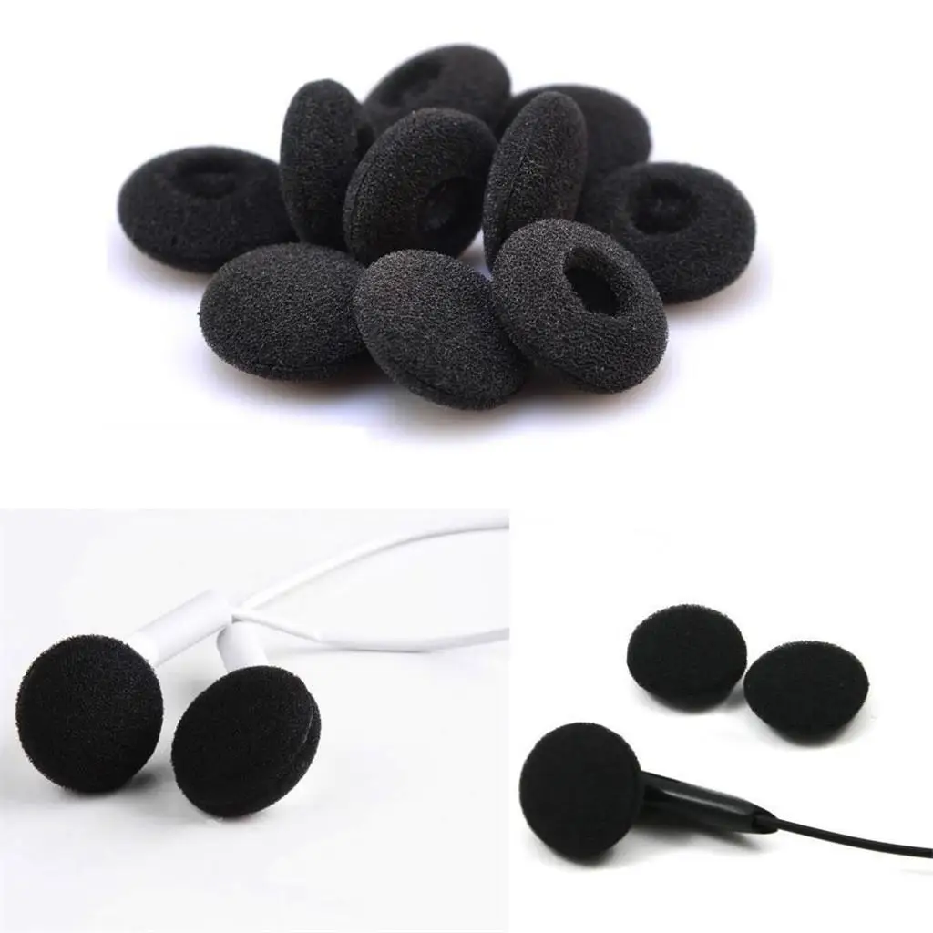 18 Foam earplugs Cushions Earphone Headphone Sponge Ear Pads