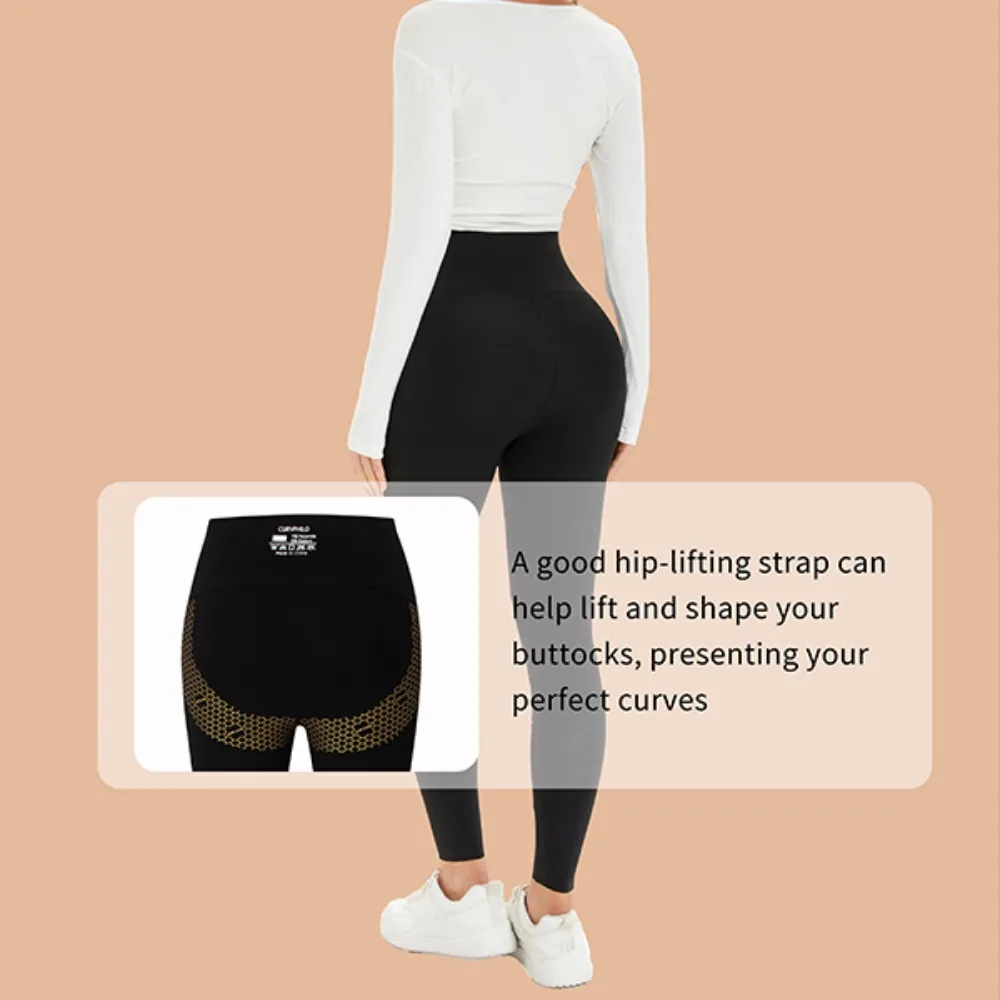 Podnoszące pośladki legginsy damskie uciskowe spodnie do jogi bezszwowe na wysoki wzrost dopasowana elastyczna siłownia treningowa na co dzień