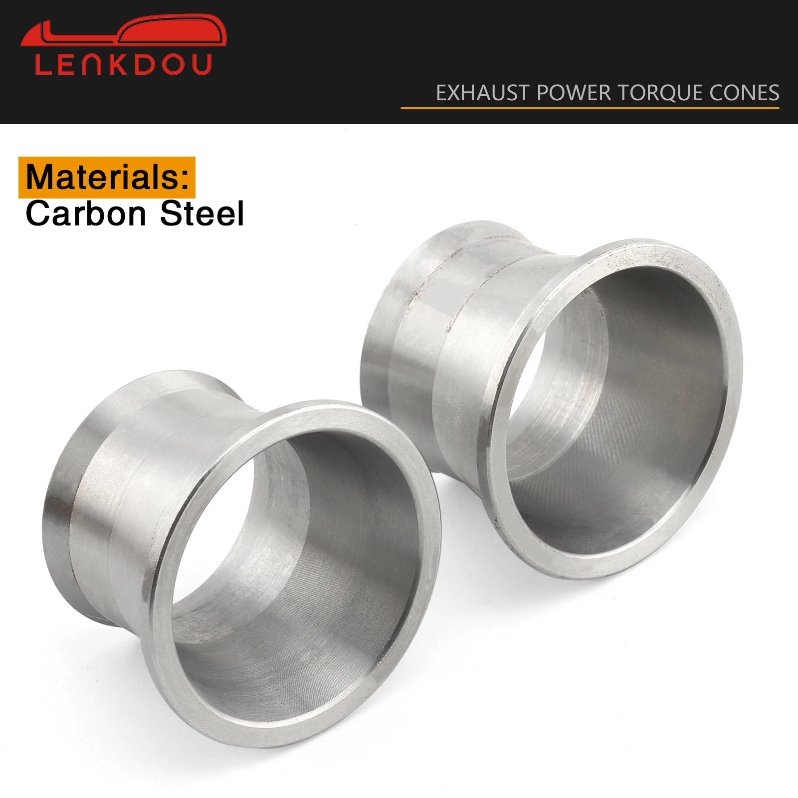 Motorcycle Exhaust Port Torque Cones Drag Pipe Power Cones Anti-Reversion Cones For Harley Big Twin Sportster 883 Dyna Softail