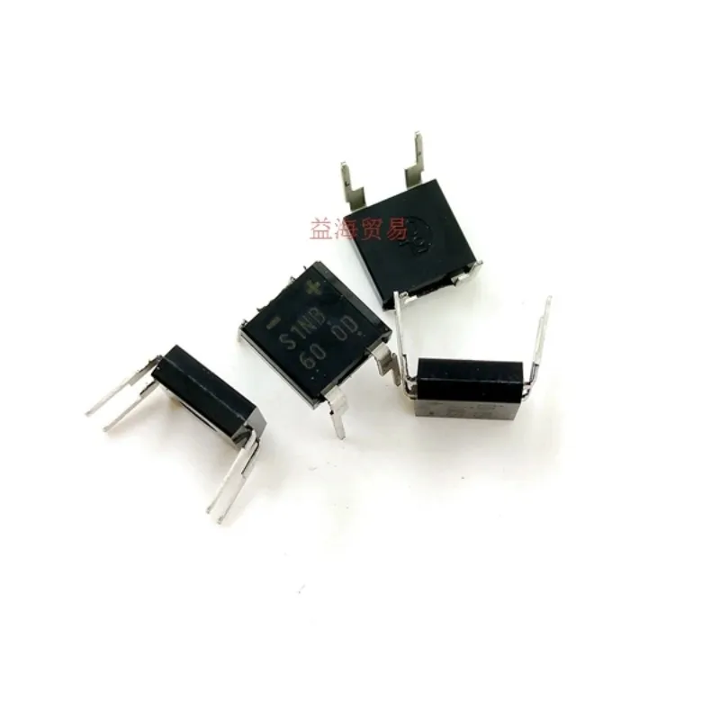 10PCS/LOT S1NB60 S1N860 NEW ORIGINAL In-line DIP-4 Universal Rectifier Bridge Stack 600V 1A SINB60