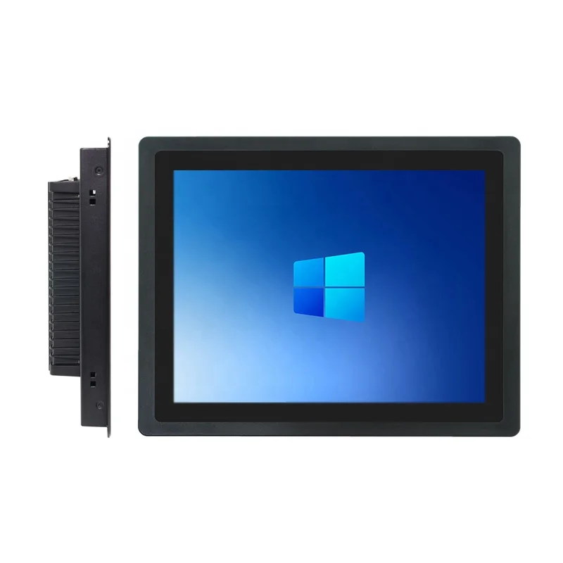 Sihovision Computer Hardware Industrial Capacitive Touch Screen Panel Pc Black for Business LCD SSD Windows 10 Quad Core TFT 4:3