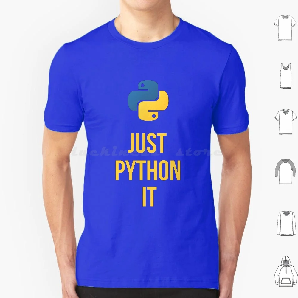 Python Programming T Shirt 6xl Cotton Cool Tee Developer Python Language Logo Coder Programming Coding Programmer Code