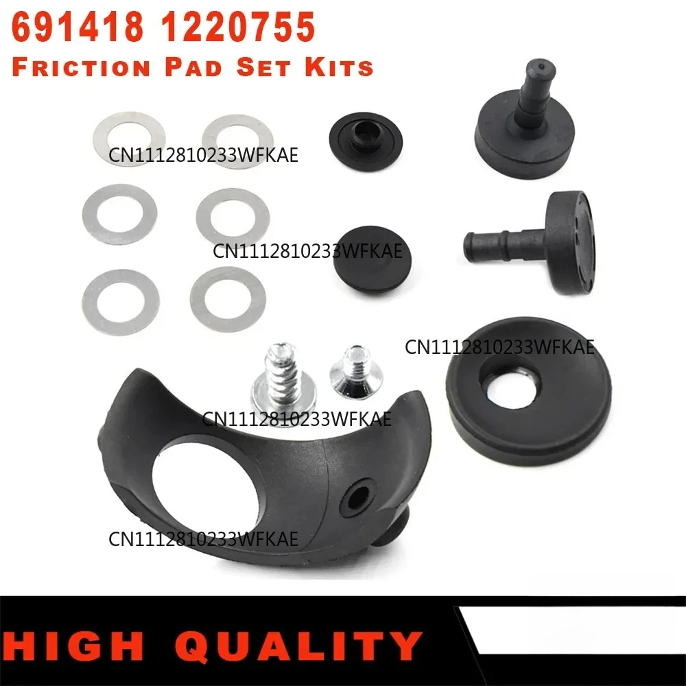 1220755 Compatible with AL-KO AKS 2000 2004 3004 3504 AKS3004 AKS3504 691418 Friction Pad Set Kits 287763 Caravan Stabiliser