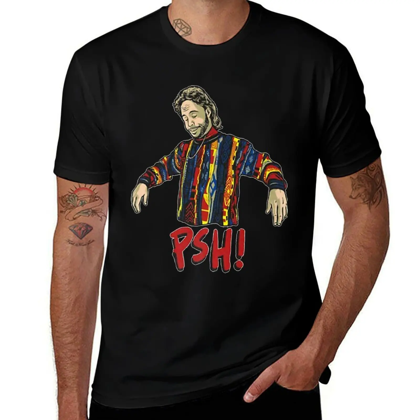 PSH! T-Shirt man t shirt summer cotton tshirt 100% T-Shirt