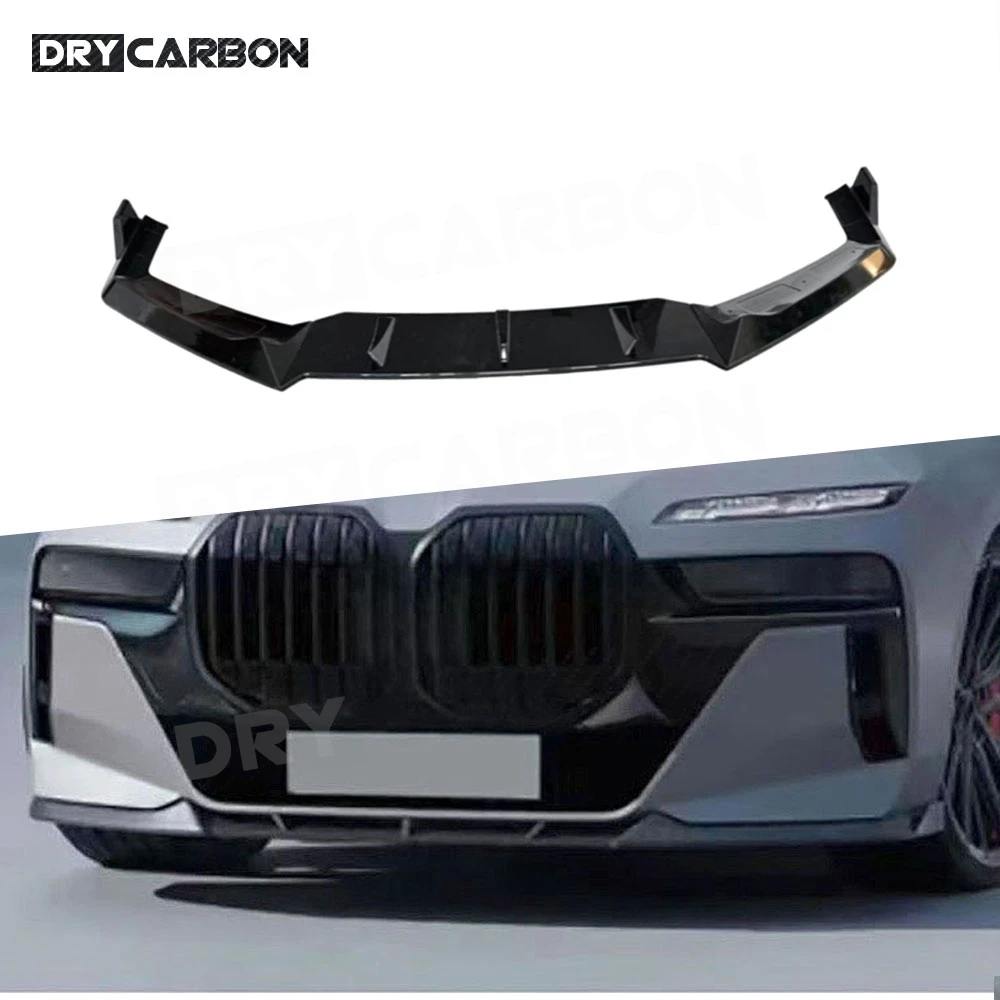 

Front Bumper Lip Chin Spoiler Car Styling Accessories Body Kits for BMW 7 Series G70 Sport 2023+ Bumper Guard Decoration