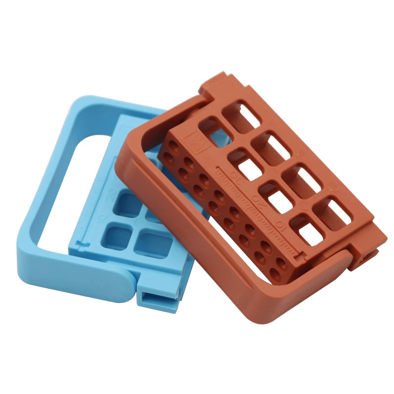 16/8Holes Autoclave Endo Box Plastic Root Canal File Holder Endodontic Bur Drill Stand Sterilizer Case Endo Stand