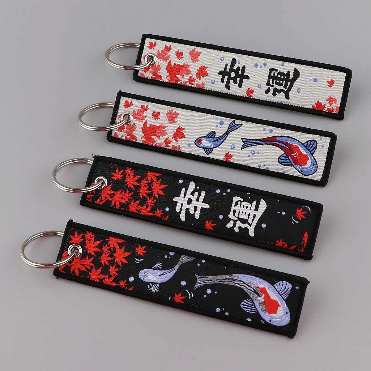 Koi Carp Key Tag Keychain For Car Motorcycles Keys Holder Lucky Charm Keyring Women Men Fashion Jewelry Amulet Accessories