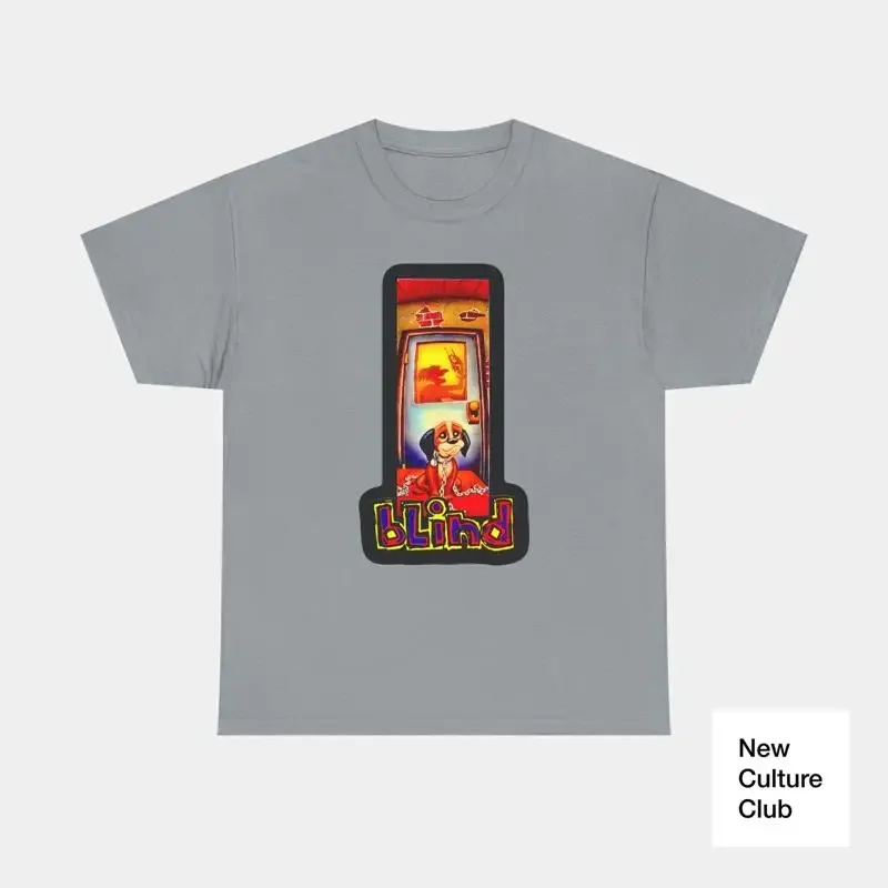 Blind Tim Gavin Dog Pound Skate Mad Skateboard Classic Retro T Shirt Design