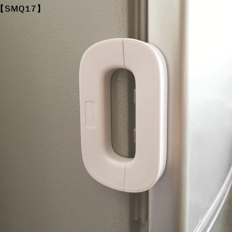 Household Refrigerator Lock Freezer Door Lock Toddler Children Cabinet Safety Lock Security Latch Anti-pinching Safety Baby【SMQ】