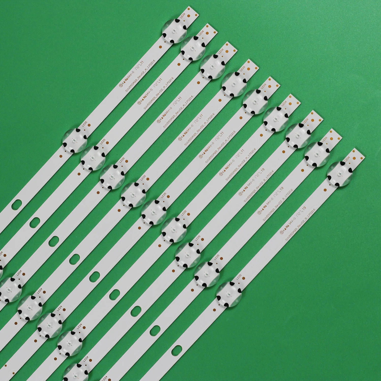 โคมไฟแถบไฟแบล็คไลท์ LED 6สำหรับ SVV550AW9-A B JL.D55061330-078AS-M TX-55GX550B VES550QNYL-2D-N02 N03 55UD8500 VES550QNYL