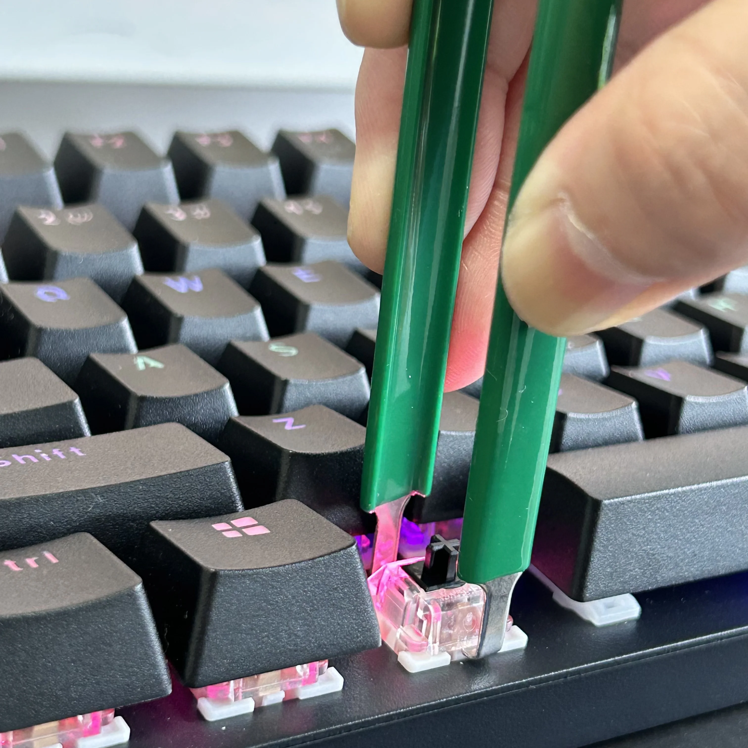 U shape IC Puller Efficient Mechanical Keyboard Switch Remover Tool with Anti Static Protection