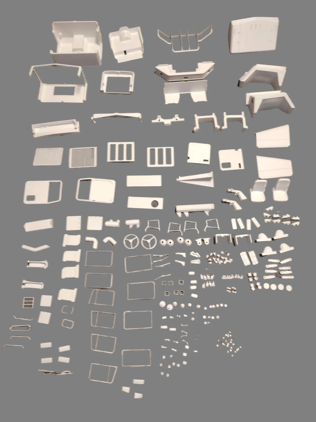 1/14 Truck Body 3D Printed Static Dot Model JDM Tamiya Lesu Lxy Scaleclub SCX10 TRX6 Crossrc NT JT4 view 6