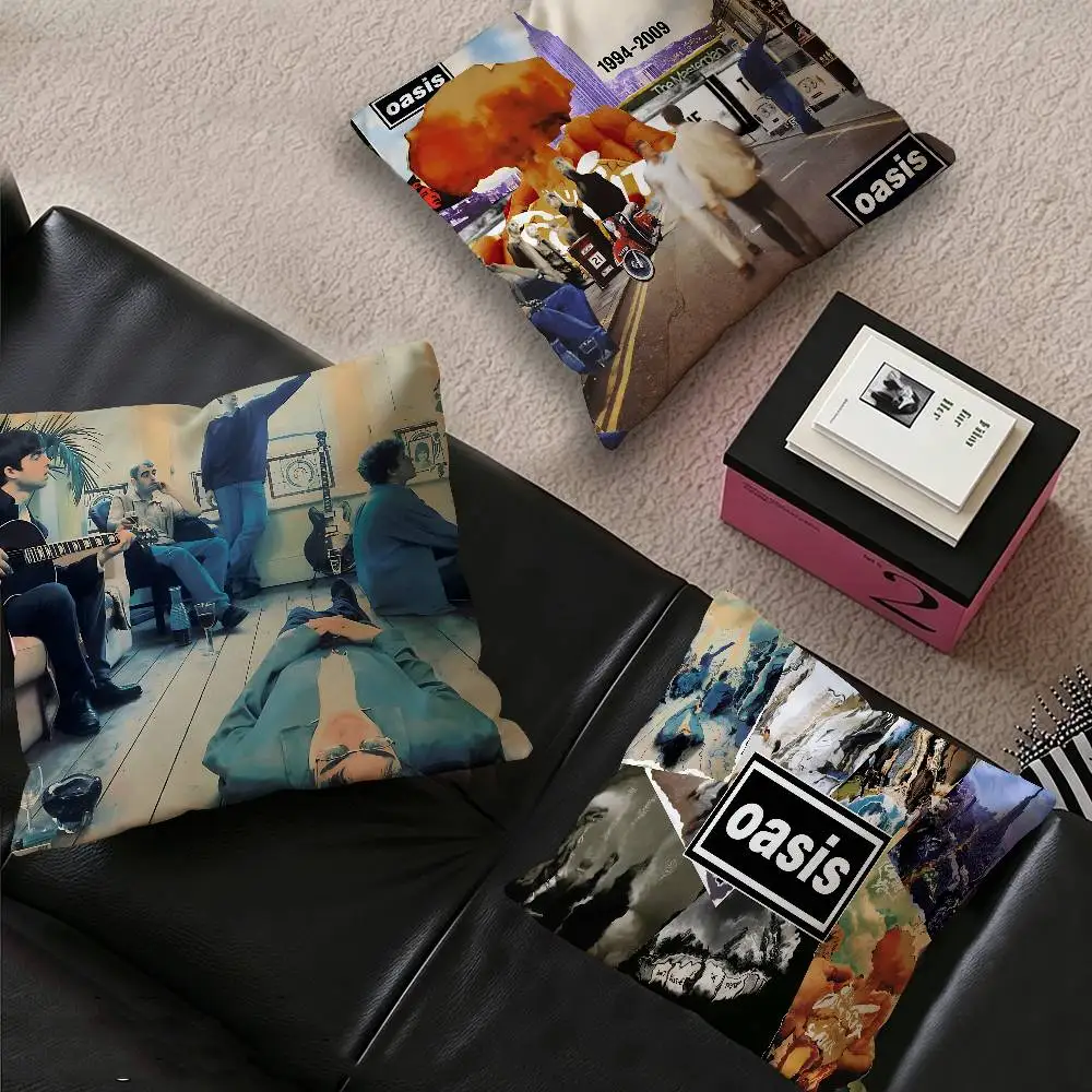 Classic O-Oasis Band Popular Cushion Cover Inches Farmhouse Decor Home Throw Pillow Covers for Couch Decorations