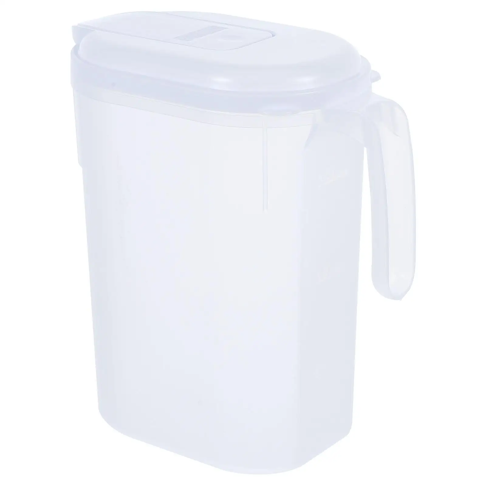 

2Pcs Cold Water Pitcher Large Capacity Drink Jug with Lid Fridge Juice Container Lemon Tea PP Material Easy Clean