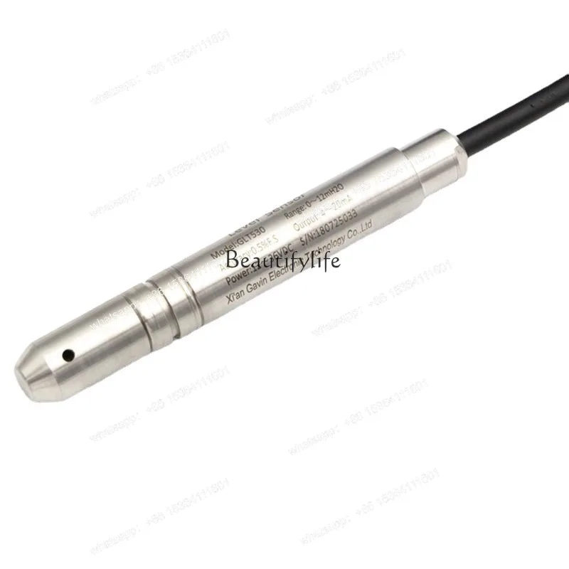 

16mm small diameter stainless steel immersion level transmitter level sensor deep well drilling