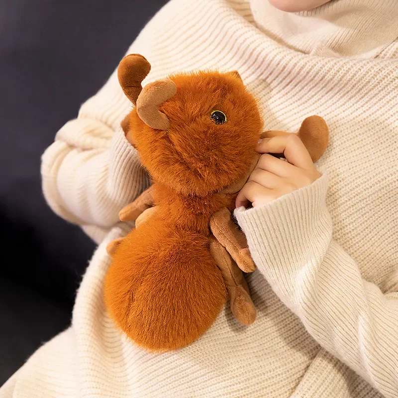 Creative and Cute Simulation Ant Toy Insect Animal Doll Loving Hippo Stuffed Plush Claw Machine Prize Gift