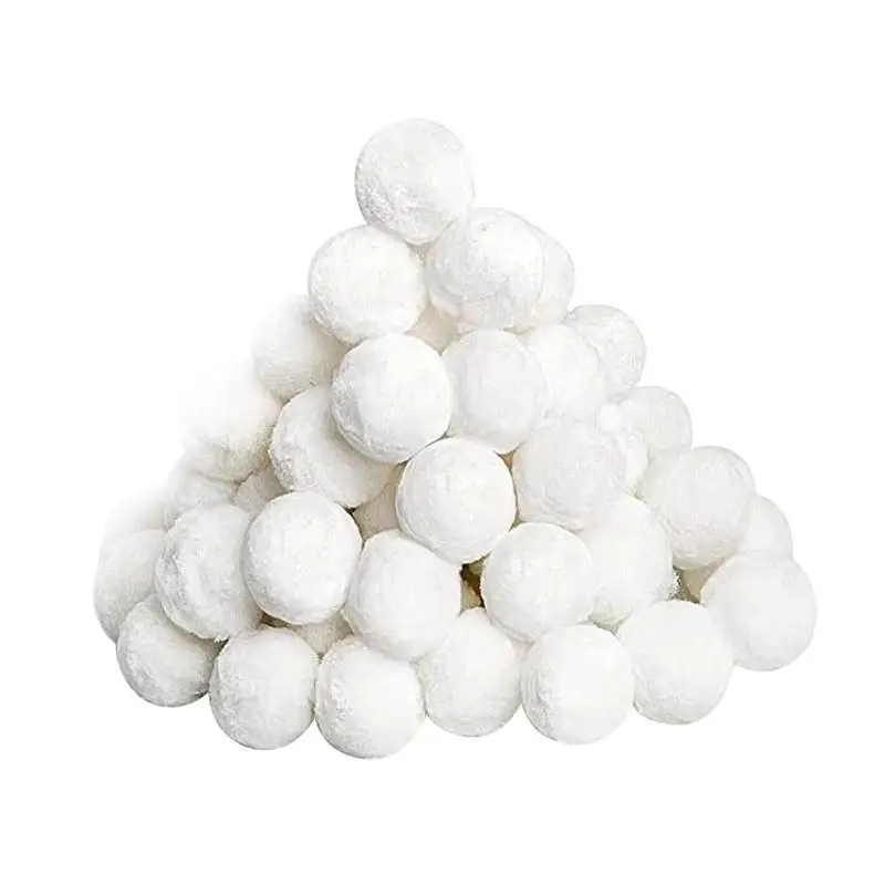 200/500/800g Swimming Pool Filter Cleaning Balls Water Purification Fiber Sewage Treatment Fish Tank Filter Cotton Balls