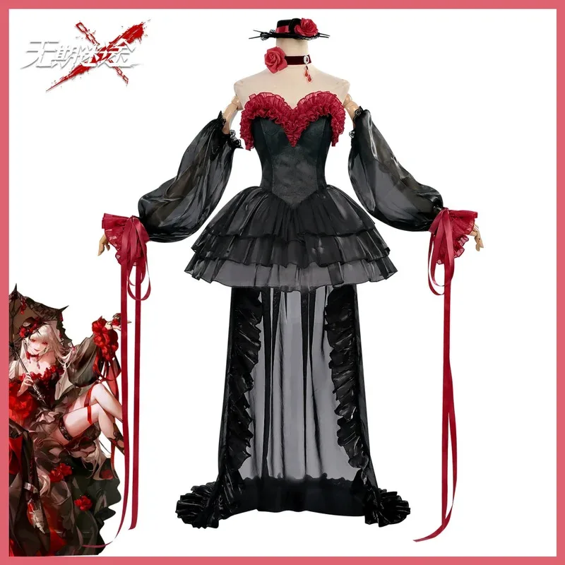 

Аниме игра «Путь в никуда» Кокелический костюм для косплея, черное платье принцессы Лолиты, парик, женский сексуальный милый костюм для дня рождения, 2 'a, 6.h