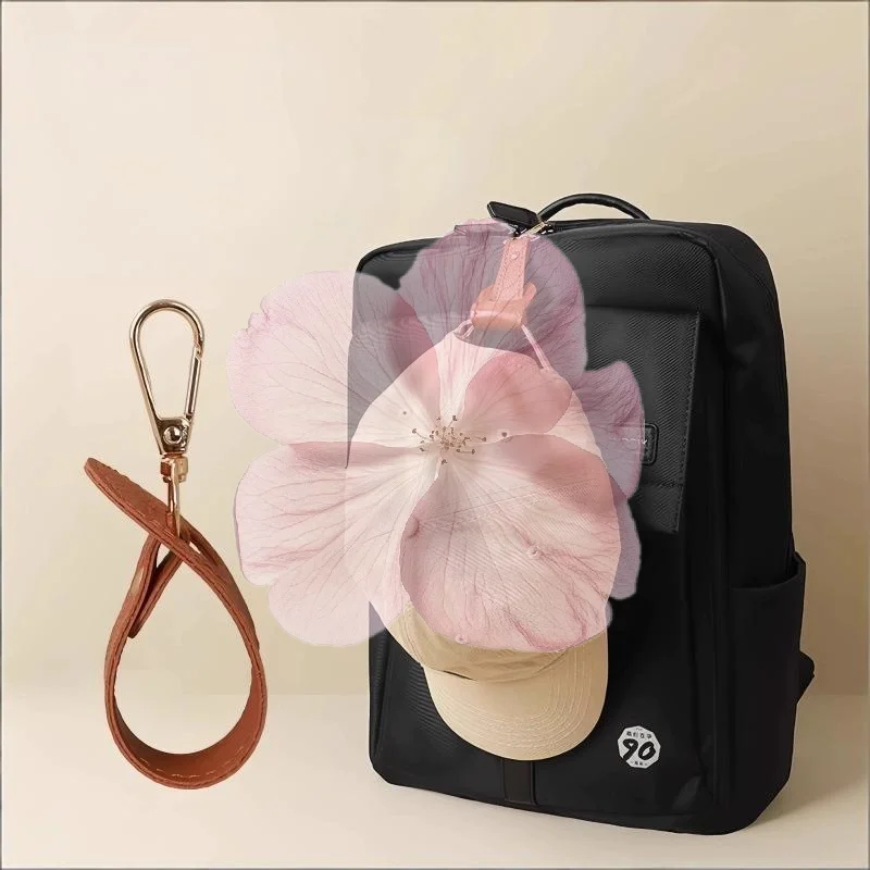 Universal Hat Clip, Freeing Your Hands For Easy Travel: Backpack - Securely Holds Baseball Caps And Ponytail Hat Clips