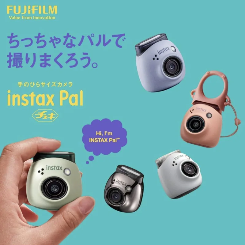 الأصلي Fujifilm/Fujifilm Instax Pal كاميرا ذكية محمولة كاميرا صغيرة Pal هدية صندوق لطيف ومدمج هدايا السفر الذكية