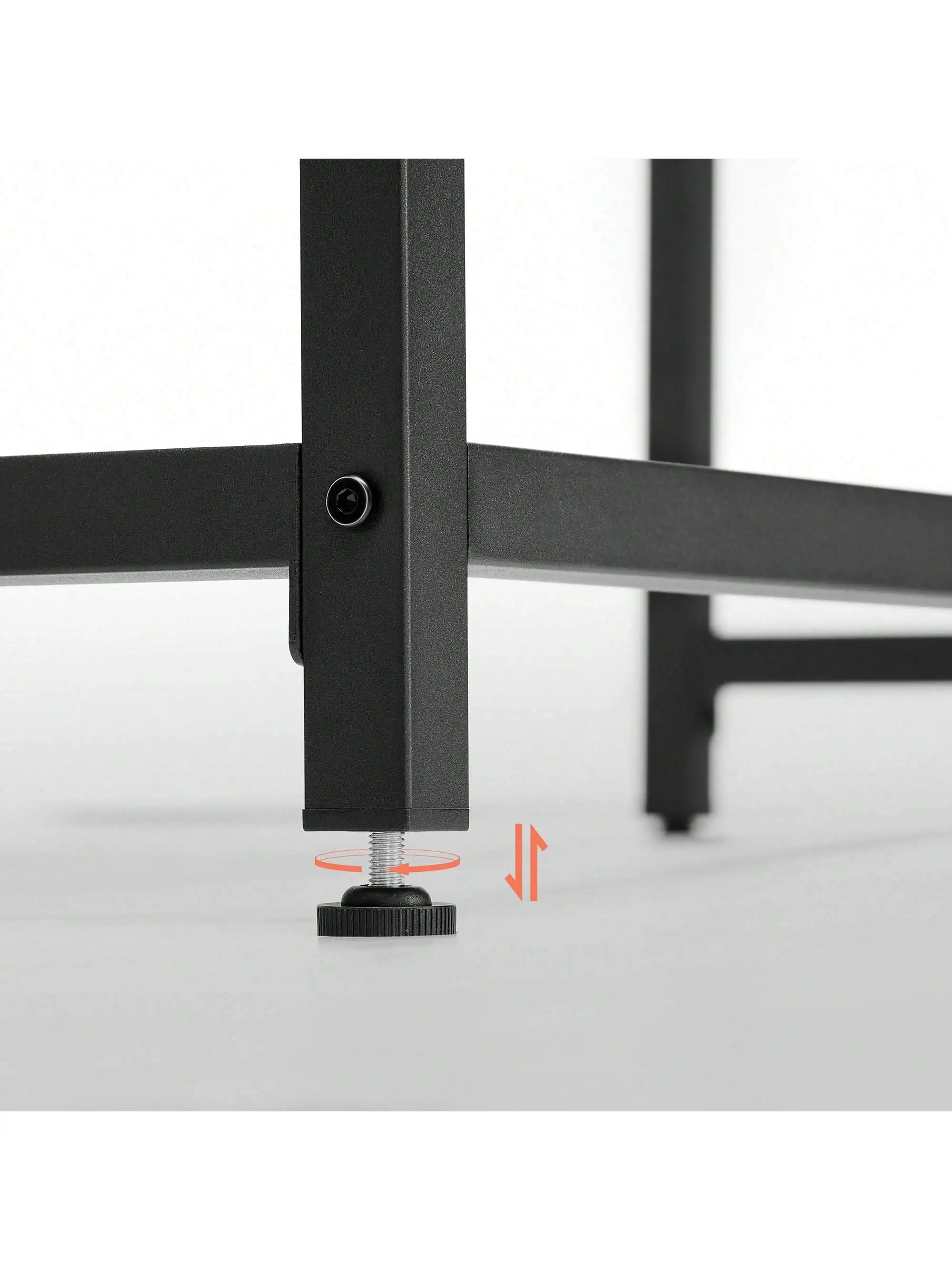 Scrivania da ufficio VASAGLE: 80x50x75 cm. Facile montaggio. Stile industriale in metallo. Rustico marrone e nero.