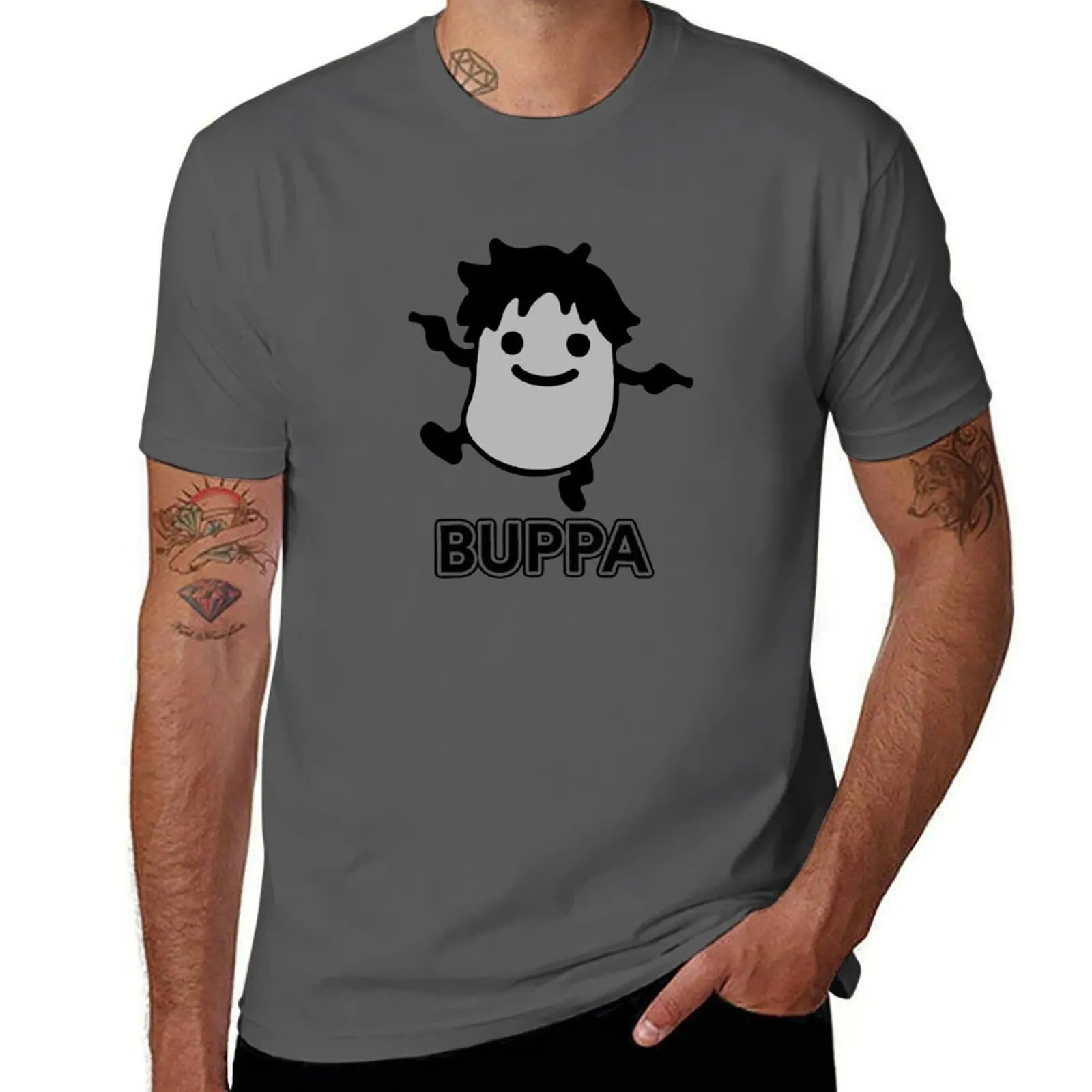 

Jagaaaaaan, Jagaaan, Shintarou Jagasaki Merch, Buppa T-Shirt Plus Size Basic Cotton T-Shirt