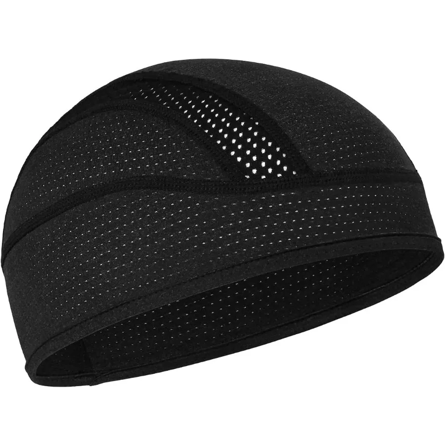 

Skull Cap Helmet Liner Beanie Cooling Mesh Cycling Running Hat for Men Women Fits Under Helmets