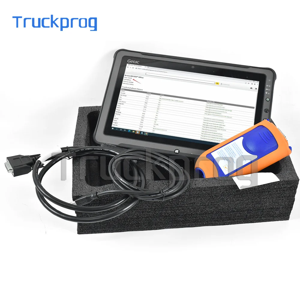 

for EDL v2 advisor Agriculture Tractor Construction Diagnostic V5.3 Service Electronic Data Link diagnostic Tool+Getac Tablet