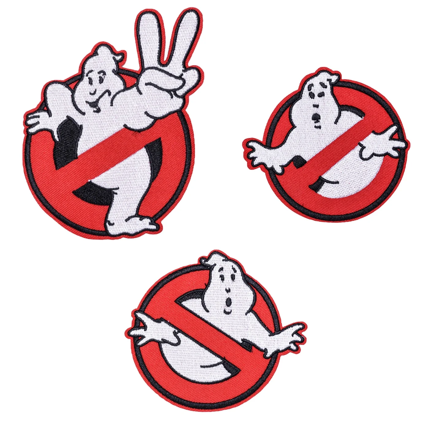 Ghostbuster Embroidered Iron on Patches Punk Patch Horror Movie  Tactical Stickers Morale Badge for Backpack Clothes Accessory