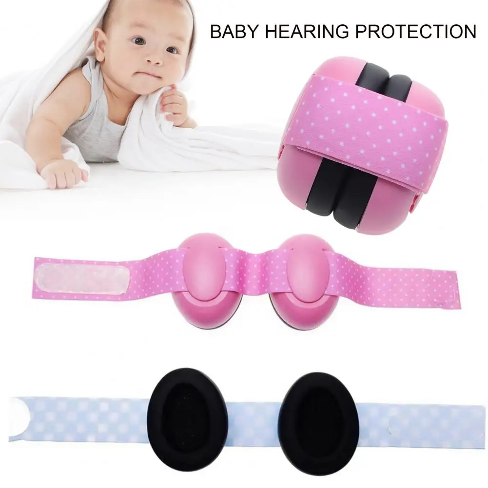 Adjustable Baby Earmuffs Infant Noise Cancelling Headphones Comfortable Ear Protection for Babies 0-36 Months for Sleep