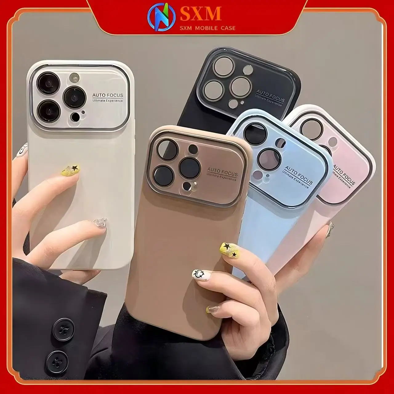 

Подходит для мобильного телефона Apple с жидким большим окном и силиконовым защитным чехлом для линз.