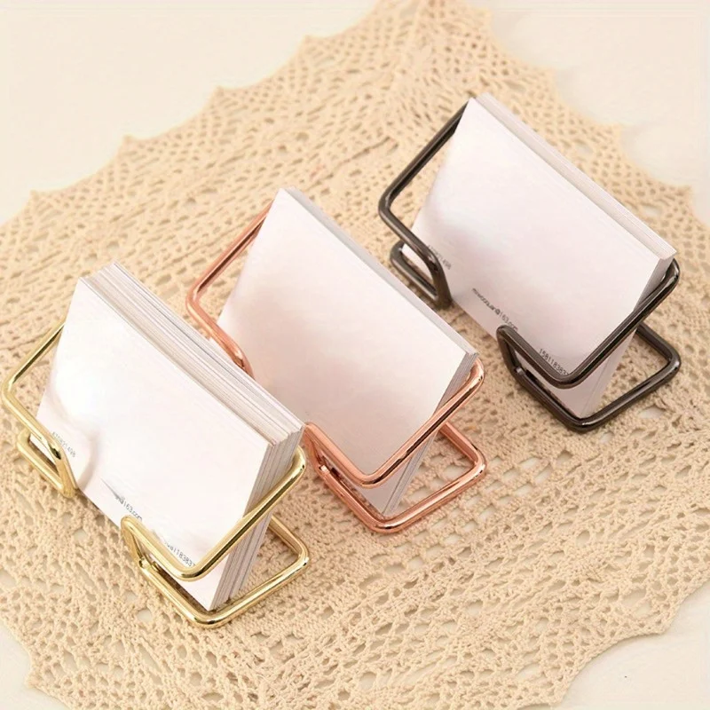 High Grade Metal Business Card Holder Desktop Display Holder Mobile Phone Stand Office Accessories For Desk Minimalist