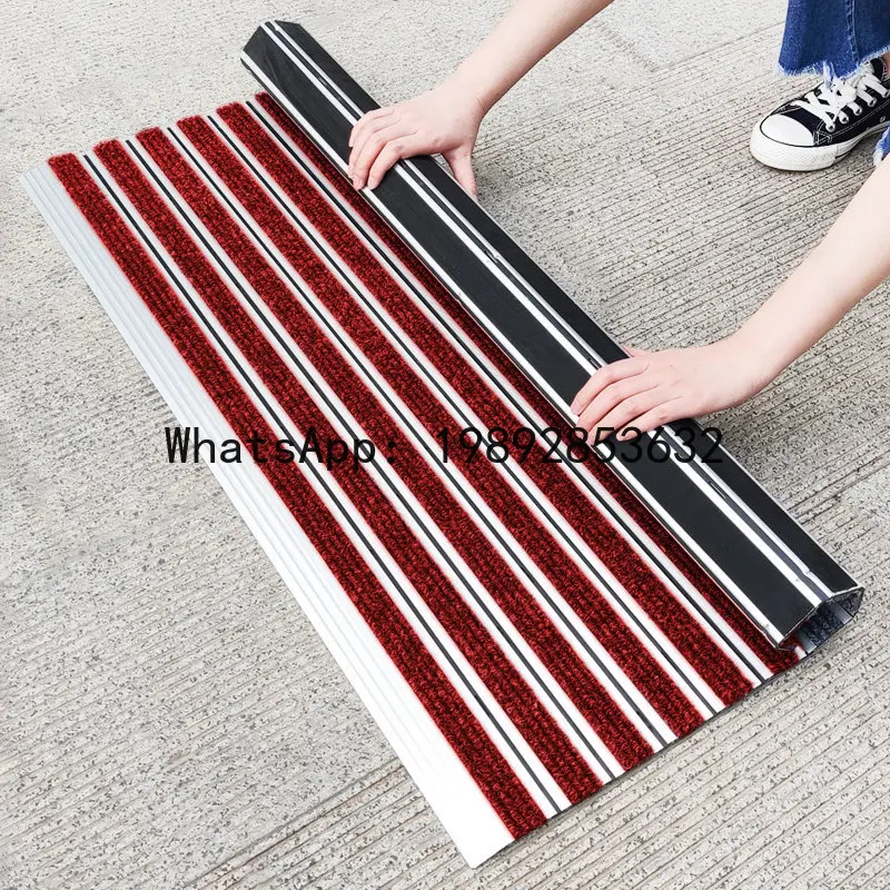 PYJ aluminum alloy floor entry door outdoor door  entrance carpet outdoor villa door  and non-slip foot mat