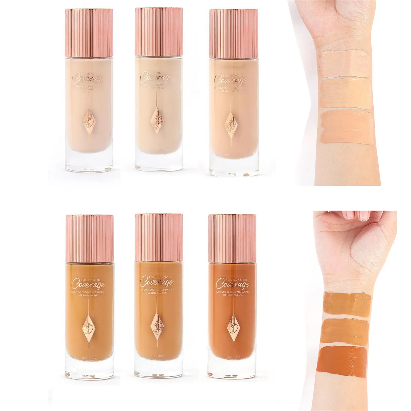 Base correctora con filtro FLAWLESS, líquido Natural para cara, larga duración, resistente al agua, sin maquillaje, base líquida para la piel de las mujeres