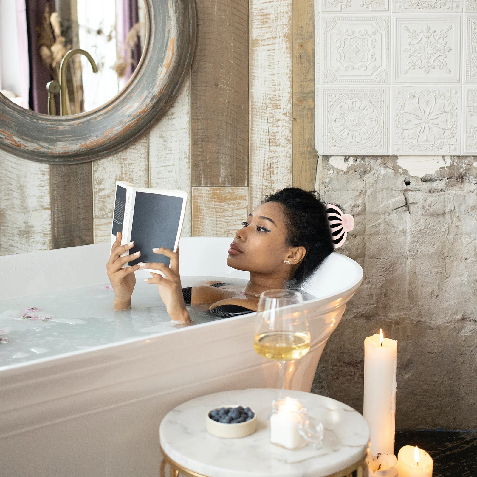 

2pcs Claw Simple Non-Slip Jaw Clamp For Women Party Banquet Hair Clasp Clips Daily Wear Hair Clasp Accessories