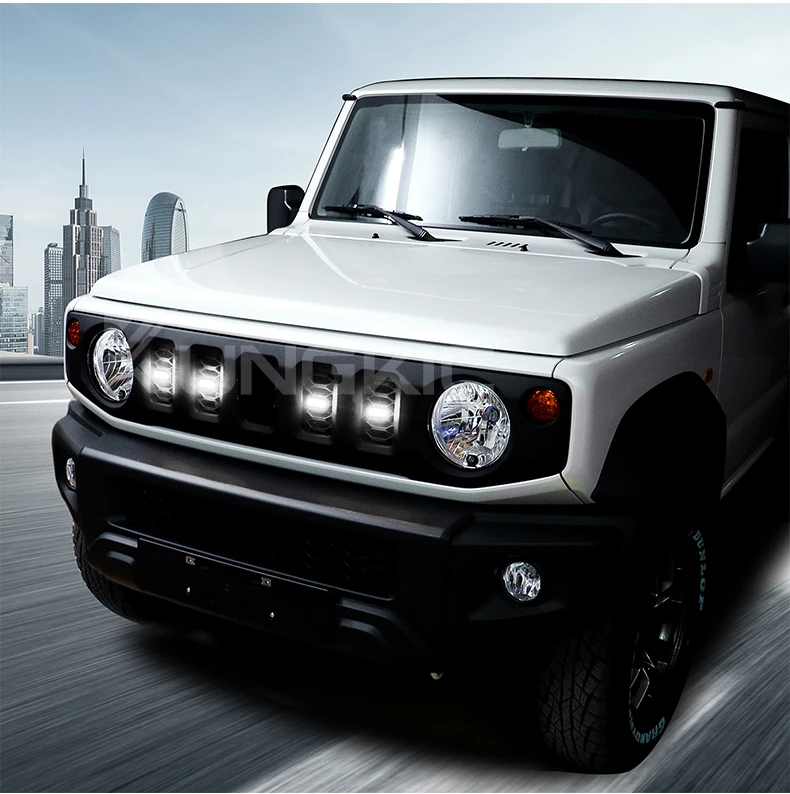 Für 2019 2020 2021 2022 2023 2024 2025 2026 Suzuki Jimny JB64 JB74 Auto LED Frontgrill-Leuchten Externe Grill-Lampen – Detail 8