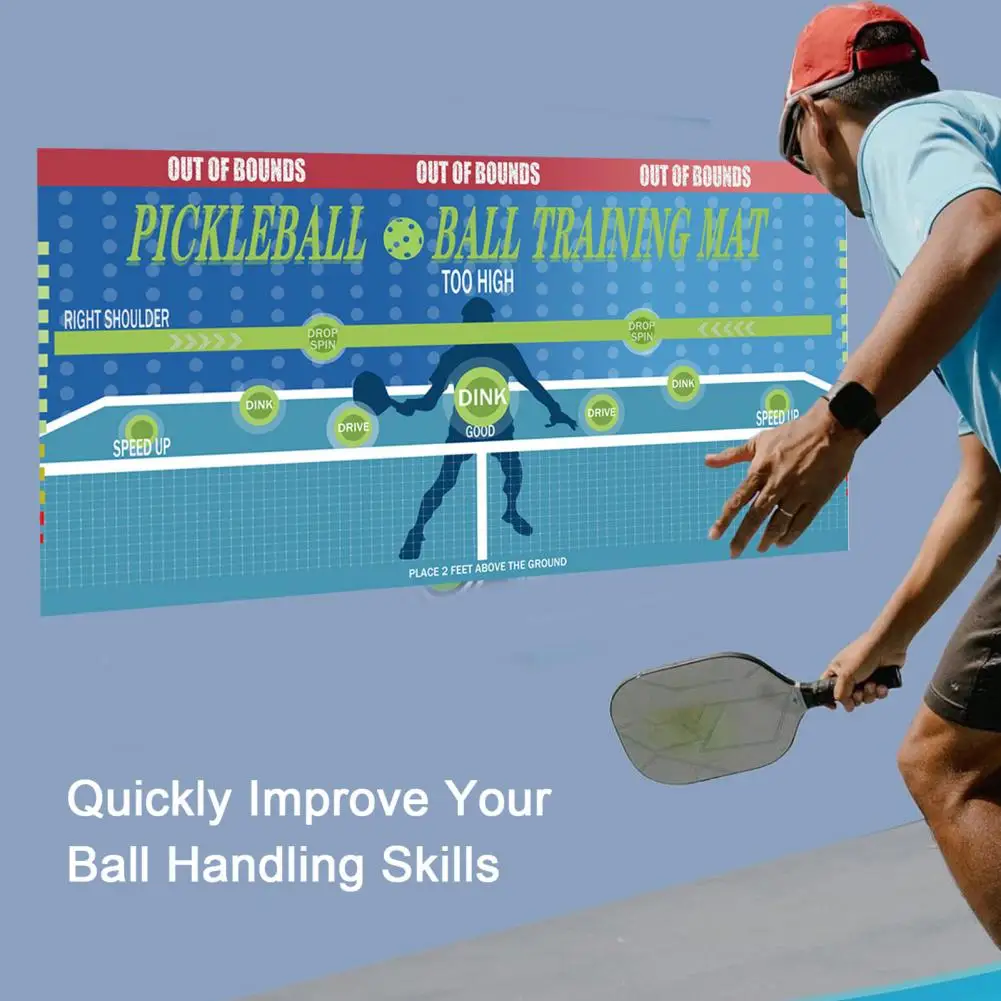 Pickleball Dink Pad Portable Pickleball Practice Rebouder Board Pickleball Dink Wall Pads For Indoor Outdoor Euipments