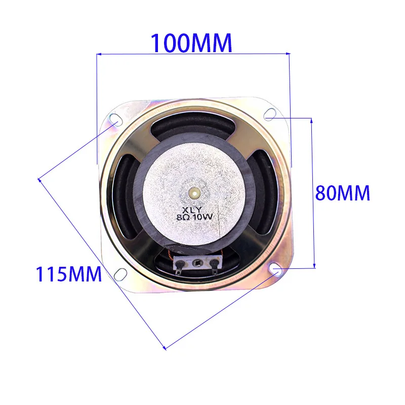 2 sztuki 4-calowych głośników audio 100MM 4 Ohm 8 Ohm 10W Papierowe głośniki multimedialne boczne do parkowania głosowego DIY — zdjęcie produktu 5