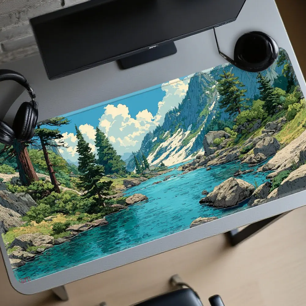 

Lightweight Portable Mouse Pad Rectangle Design For Business Trip Travel Office And Gaming Use